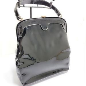 Paristyle Vintage Patent Leather Handbag